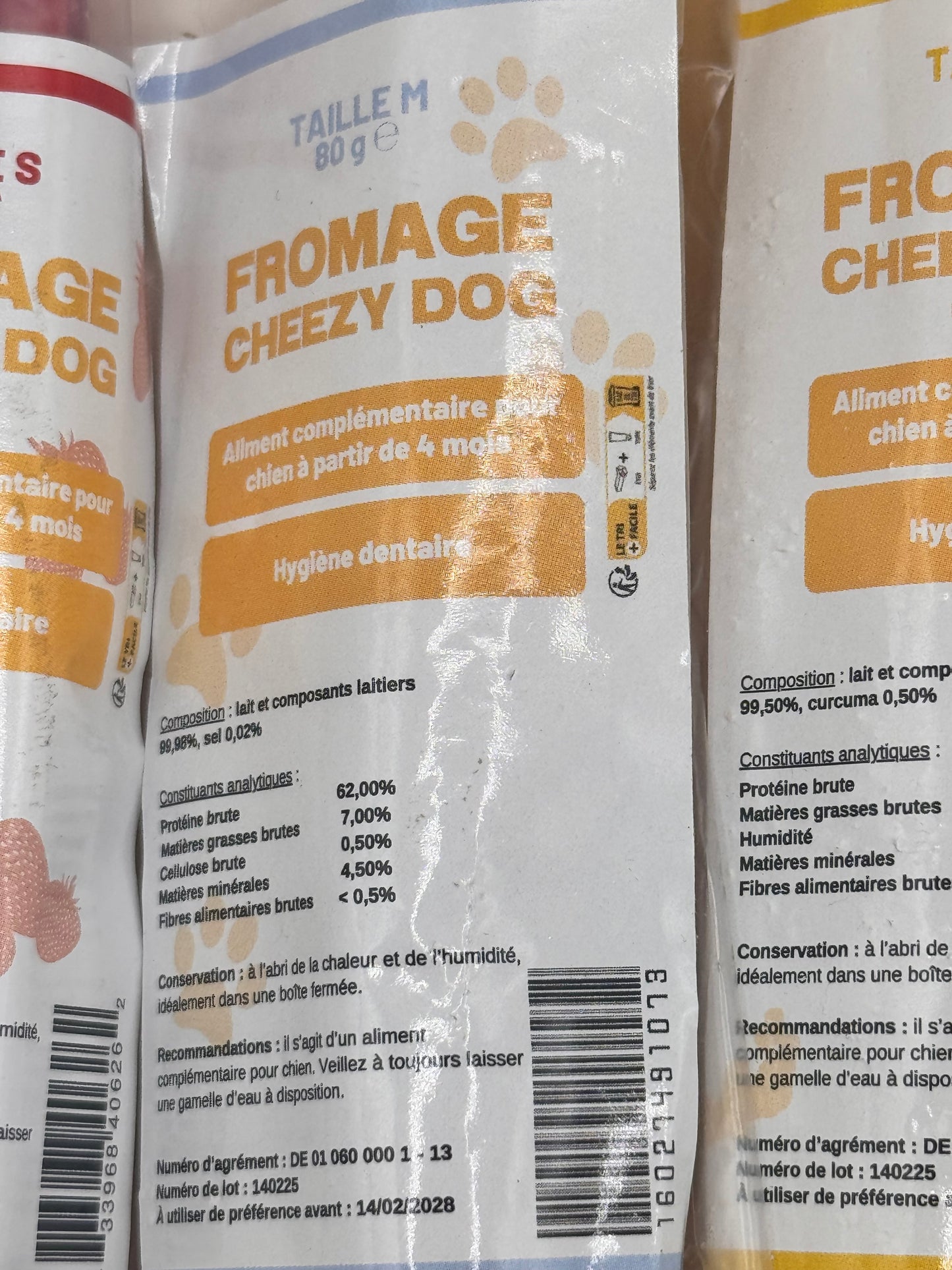 Fromage "Cheezy Dog" Nature