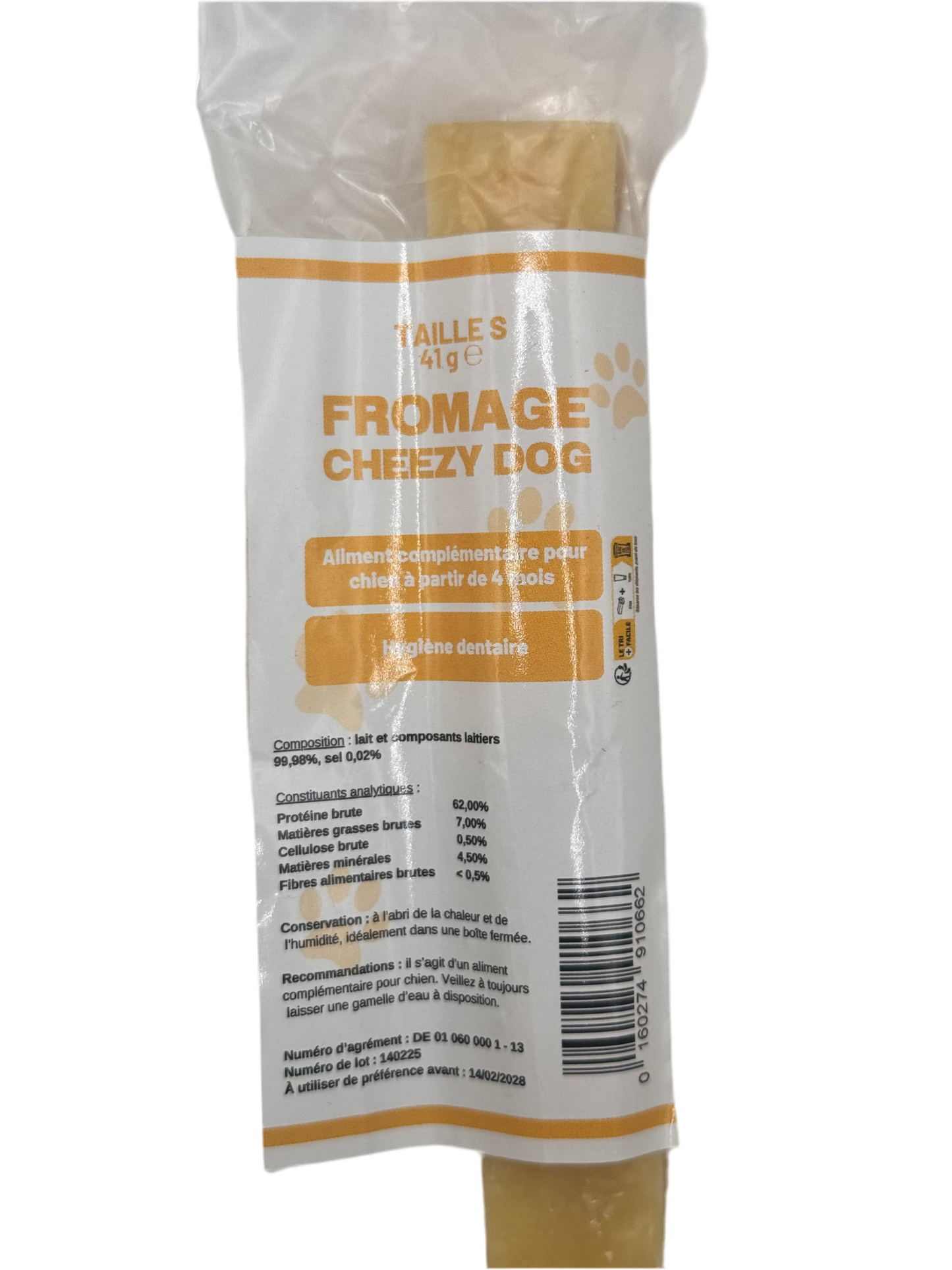 Fromage "Cheezy Dog" Nature