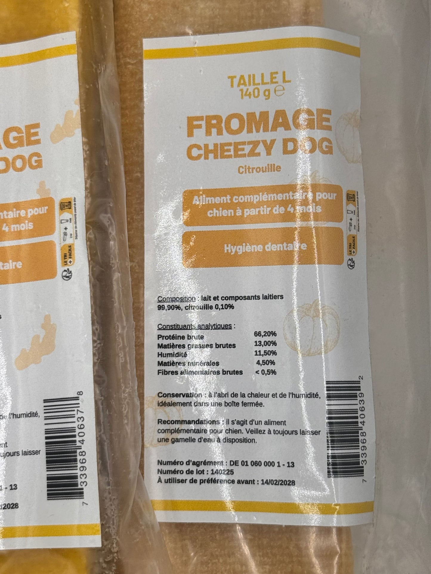Fromage "Cheezy Dog" aux Fruits et Superaliments