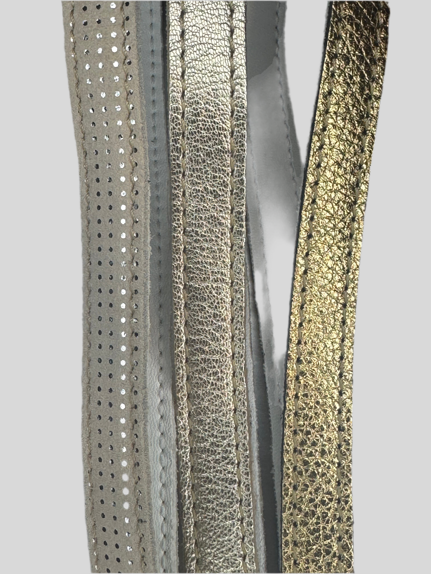 Salmon pink python harness