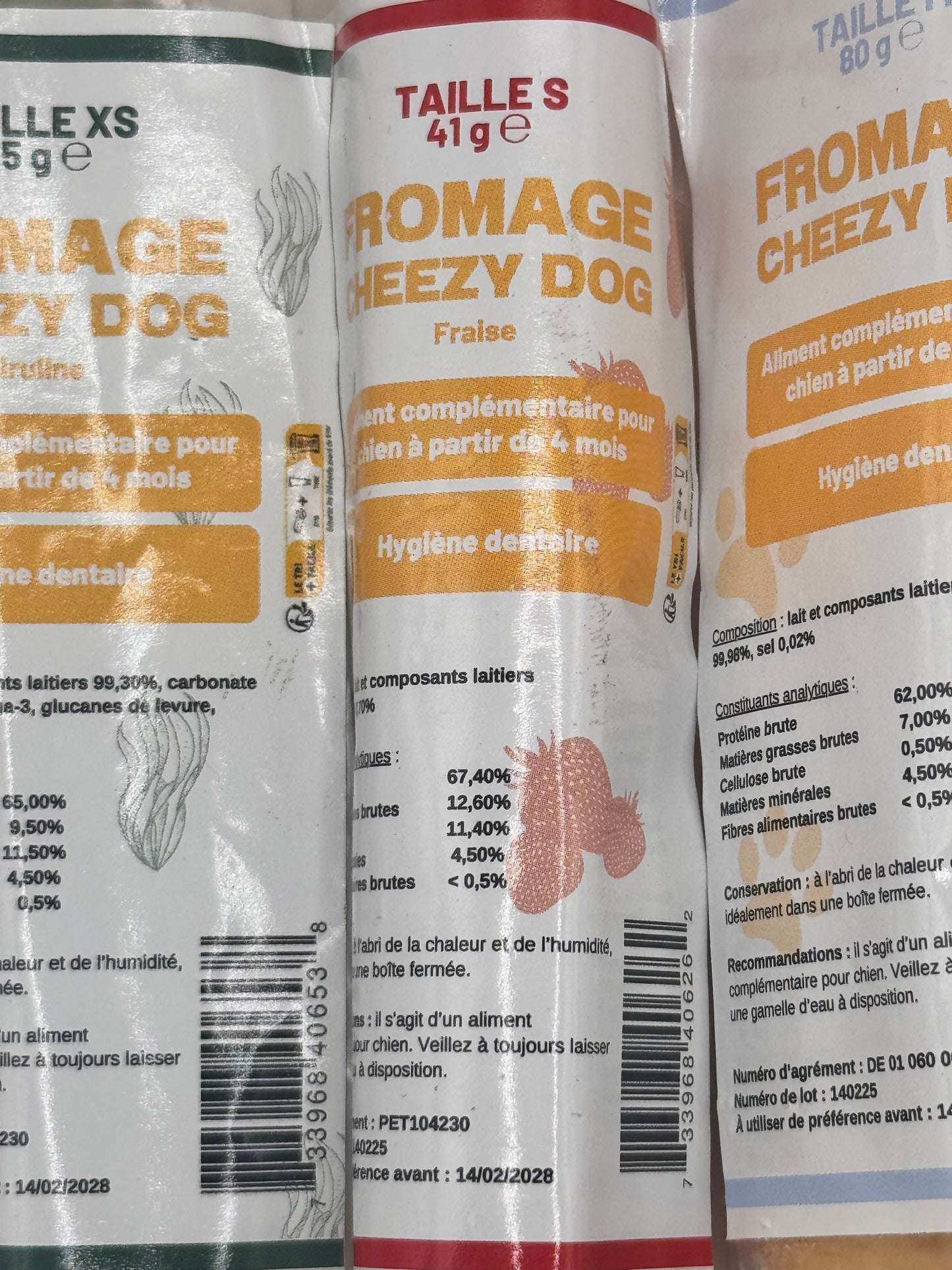 Fromage "Cheezy Dog" aux Fruits et Superaliments