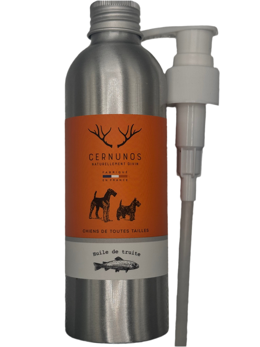 Huile de truite pour chien & chat