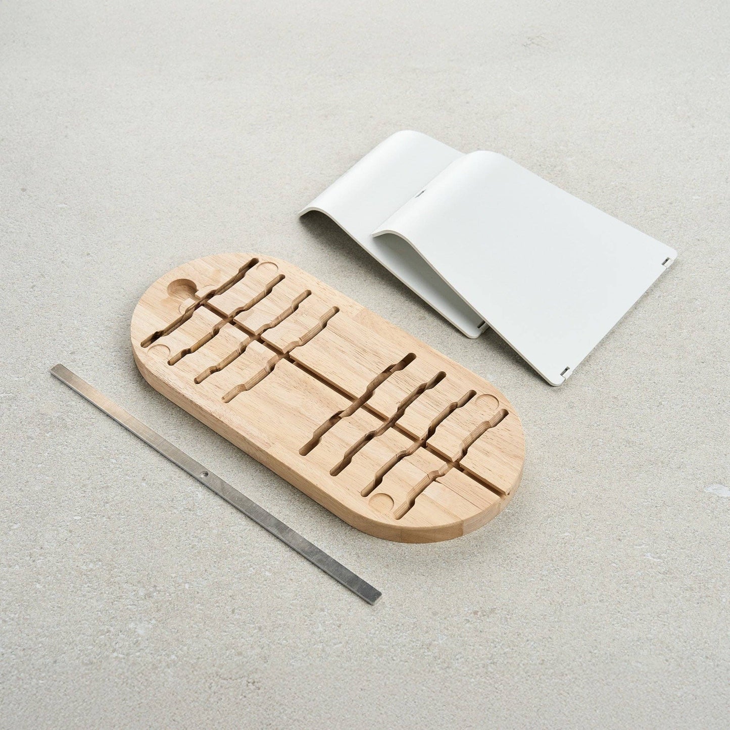 Ensemble de plateaux surélevés